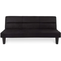 Divano Letto In Microfibra Effetto Velluto 2 Posti Design Moderno Ametista -Negozio al dettaglio VIDAXL || HOMCOM || Songmics 10501208 3