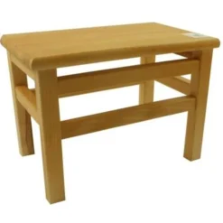 MAURY'S SGABELLO CAMPAGNOLO IN LEGNO COLORE NATURALE 35X22CM H25