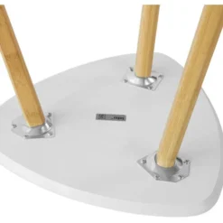 SoBuy Set Di 2 Tavolini Bassi Da Salotto In Legno Di Bambù Massello E MDF Tavolino Moderno Bianco FBT74-W -Negozio al dettaglio VIDAXL || HOMCOM || Songmics 13475105 4