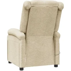 Poltrona Massaggiante Crema In Tessuto VidaXL 9 Poltrona Massaggiante Crema In Tessuto VidaXL -Negozio al dettaglio VIDAXL || HOMCOM || Songmics 14865002 5