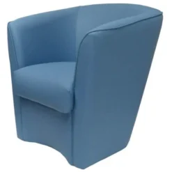 Poltrona A POZZETTO Per Ufficio Casa In Ecopelle CELESTE -Negozio al dettaglio VIDAXL || HOMCOM || Songmics 15066291 3