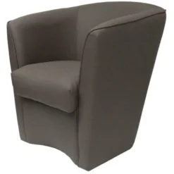 Poltrona A POZZETTO Per Ufficio Casa In Ecopelle GRIGIO -Negozio al dettaglio VIDAXL || HOMCOM || Songmics 15066293 3