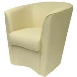 Poltrona Poltroncina VALENTINA In Ecopelle In Tinta Unita BEIGE -Negozio al dettaglio VIDAXL || HOMCOM || Songmics 15066521 4