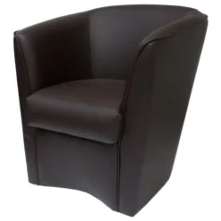 Poltrona Poltroncina VALENTINA In Ecopelle In Tinta Unita TESTA DI MORO -Negozio al dettaglio VIDAXL || HOMCOM || Songmics 15066525 3