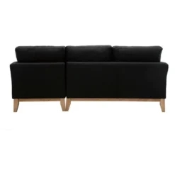 Divano Angolare Dritto Scandinave In Tessuto Grigio Scuro Sfoderabile OSLO -Negozio al dettaglio VIDAXL || HOMCOM || Songmics 15072656 4