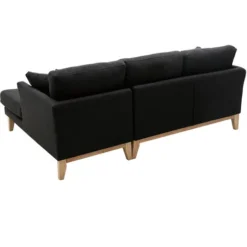 Divano Angolare Dritto Scandinave In Tessuto Grigio Scuro Sfoderabile OSLO -Negozio al dettaglio VIDAXL || HOMCOM || Songmics 15072656 5