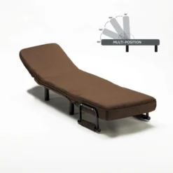 Poltrona Letto Brandina Pieghevole In Tessuto Deborah Colore: Marrone -Negozio al dettaglio VIDAXL || HOMCOM || Songmics 15282014 5