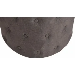 Pouf Sgabello Lille Grigio Scuro Tessuto -Negozio al dettaglio VIDAXL || HOMCOM || Songmics 16127589 4