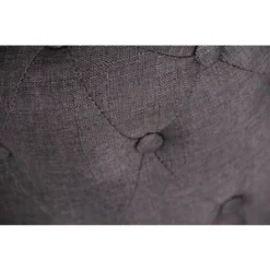 Pouf Sgabello Lille Grigio Scuro Tessuto -Negozio al dettaglio VIDAXL || HOMCOM || Songmics 16127589 5