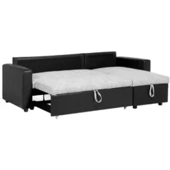 Divano Letto Angolare In Tessuto Grigio Versione Sinistra Tampere -Negozio al dettaglio VIDAXL || HOMCOM || Songmics 16972386 5 1