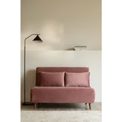 SKLUM Divano Letto In Velluto 2 Posti Elen Rosé -Negozio al dettaglio VIDAXL || HOMCOM || Songmics 17614966 5