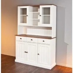 Mobile Soggiorno Credenza Westerland 5ante+3c, 131x45x181h Pino Massello - Inter Link -Negozio al dettaglio VIDAXL || HOMCOM || Songmics 17814018 5