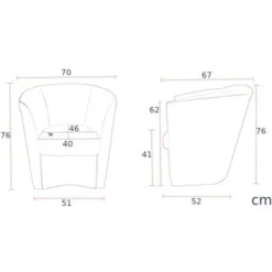 Poltrona A POZZETTO Per Ufficio Casa In Ecopelle NOCCIOLA -Negozio al dettaglio VIDAXL || HOMCOM || Songmics 17912430 3