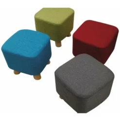 Pouf Sgabello In Tessuto Verde -Negozio al dettaglio VIDAXL || HOMCOM || Songmics 18018048 3