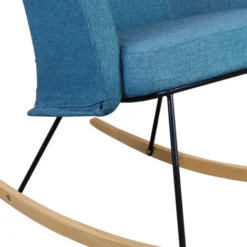 Sedia A Dondolo Pärumm Kamil 68,5x82x86,5 Cm Acquamarina -Negozio al dettaglio VIDAXL || HOMCOM || Songmics 18079477 5