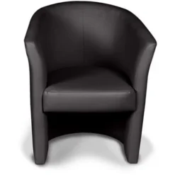 POLTRONA IN ECOPELLE NERA -Negozio al dettaglio VIDAXL || HOMCOM || Songmics 18220848 4