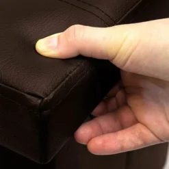 Cassapanca Contenitore Pouf Panca Sgabello Pieghevole 6 Cassetti Eco Pelle Moro -Negozio al dettaglio VIDAXL || HOMCOM || Songmics 18346848 5