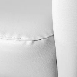 Dmora Poltrona Con Rivestimento In Ecopelle, Colore Bianco, Cm 65 X 78 X 60, Con Imballo Rinforzato -Negozio al dettaglio VIDAXL || HOMCOM || Songmics 19702544 5