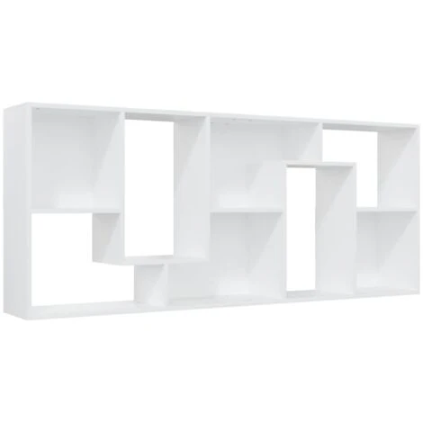 Libreria Bianca 67x24x161 Cm In Legno Multistrato VidaXL 5 Libreria Bianca 67x24x161 Cm In Legno Multistrato VidaXL - immagine 5