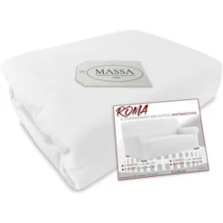 COPRIDIVANO Universale Elasticizzato ROMA Antimacchia BIANCO 1 POSTO Da Cm. 80 A 110