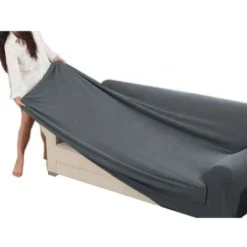 COPRIDIVANO Universale Elasticizzato ROMA Antimacchia GRIGIO SCURO 1 POSTO Da Cm. 80 A 110 -Negozio al dettaglio VIDAXL || HOMCOM || Songmics 19829742 3