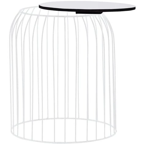 Tavolini Da Caffè 3 Pz Bianchi VidaXL 5 Tavolini Da Caffè 3 Pz Bianchi VidaXL - immagine 5