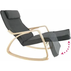 Sedia A Dondolo Onda -Negozio al dettaglio VIDAXL || HOMCOM || Songmics 23135374 4