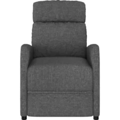 Poltrona Reclinabile In Tessuto Grigio Scuro VidaXL -Negozio al dettaglio VIDAXL || HOMCOM || Songmics 23616824 4