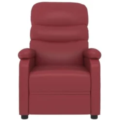Poltrona Reclinabile Rosso Vino In Similpelle VidaXL 8 Poltrona Reclinabile Rosso Vino In Similpelle VidaXL -Negozio al dettaglio VIDAXL || HOMCOM || Songmics 23674006 4