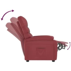 Poltrona Reclinabile Rosso Vino In Similpelle VidaXL 9 Poltrona Reclinabile Rosso Vino In Similpelle VidaXL -Negozio al dettaglio VIDAXL || HOMCOM || Songmics 23674006 5