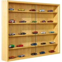 Vetrina Scaffale Acquario Con Doppio Vetro In Faggio, 80x9,5x60 Cm -Negozio al dettaglio VIDAXL || HOMCOM || Songmics 23759892 4