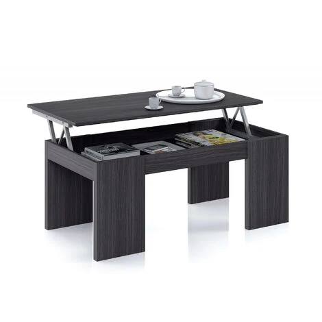 Dmora Tavolino Da Salotto Malibu, Tavolino Da Caffè Con Piano Elevabile, Tavolo Basso Da Soggiorno, Cm 100x50h43/84, Grigio Cenere, Con Imballo Rinforzato 4 Dmora Tavolino Da Salotto Malibu, Tavolino Da Caffè Con Piano Elevabile, Tavolo Basso Da Soggiorno, Cm 100x50h43/84, Grigio Cenere, Con Imballo Rinforzato - immagine 4