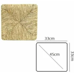Ricambio In Paglia Per Sedie E Sgabelli - Piccolo Pisa 33X33