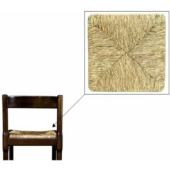 Ricambio In Paglia Per Sedie E Sgabelli - Piccolo Pisa 33X33 -Negozio al dettaglio VIDAXL || HOMCOM || Songmics 24014656 4
