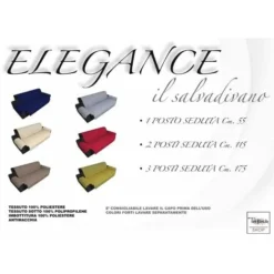 COPRIDIVANO PN SALVADIVANO ELEGANCE PANNA ANTIMACCHIA TRAPUNTATO PIANO LISCIO 1 POSTO Seduta Cm. 55 -Negozio al dettaglio VIDAXL || HOMCOM || Songmics 24549022 5