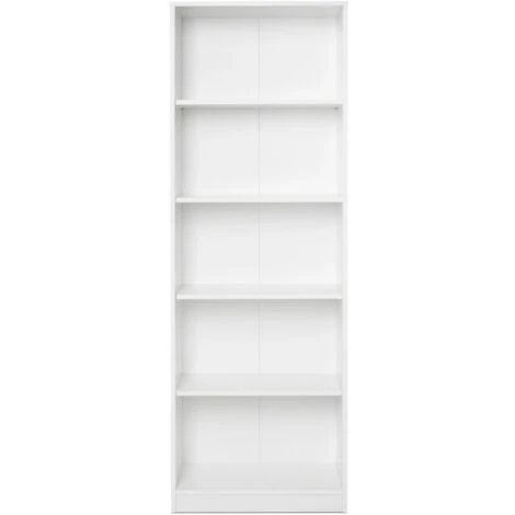 Libreria Peggy Con 4 Ripiani, 58x168x28 Cm 3 Libreria Peggy Con 4 Ripiani, 58x168x28 Cm - immagine 3