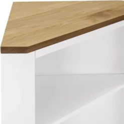 Armadietto Ad Angolo 59x36x100 Cm In Massello Di Rovere VidaXL -Negozio al dettaglio VIDAXL || HOMCOM || Songmics 24813584 5