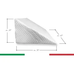 CUSCINO Ad Angolo TRIANGOLO A CUNEO Gambe Gravidanza REFLUSSO GASTRICO Per Letto E DIVANO Sostegno LOMBARE SCHIENA -Negozio al dettaglio VIDAXL || HOMCOM || Songmics 24964553 3
