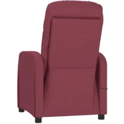 Poltrona Massaggiante Elettrica Rosso Vino In Tessuto VidaXL -Negozio al dettaglio VIDAXL || HOMCOM || Songmics 25016666 5