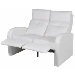 Hommoo Poltrona Reclinabile A 2 Posti Con LED Pelle Artificiale Bianca VD09503 -Negozio al dettaglio VIDAXL || HOMCOM || Songmics 26500703 4