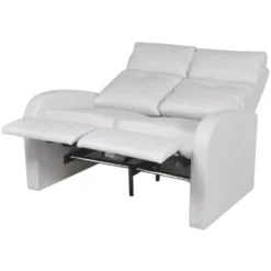 Hommoo Poltrona Reclinabile A 2 Posti Con LED Pelle Artificiale Bianca VD09503 -Negozio al dettaglio VIDAXL || HOMCOM || Songmics 26500703 5