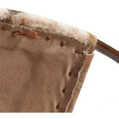 Hommoo Sedia A Diamante Marrone In Vera Pelle VD11872 -Negozio al dettaglio VIDAXL || HOMCOM || Songmics 26529576 5