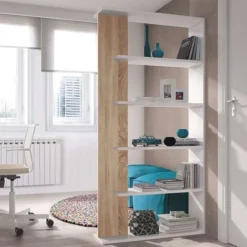 Libreria Design Moderna Scaffale 5 Ripiani 180x25x90 Casa Ufficio Bianco Rovere 8 Libreria Design Moderna Scaffale 5 Ripiani 180x25x90 Casa Ufficio Bianco Rovere -Negozio al dettaglio VIDAXL || HOMCOM || Songmics 26736148 4