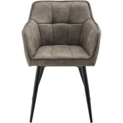 Poltrona Per Sala Di Attesa/Salotto/Studio/Camera Da Letto Poltrona Imbottita Con Gambe In Metallo Sedia Con Braccioli Poltroncino In Stile Trapuntato Effetto Velluto- Color Tortora 8 Poltrona Per Sala Di Attesa/Salotto/Studio/Camera Da Letto Poltrona Imbottita Con Gambe In Metallo Sedia Con Braccioli Poltroncino In Stile Trapuntato Effetto Velluto- Color Tortora -Negozio al dettaglio VIDAXL || HOMCOM || Songmics 27572057 4