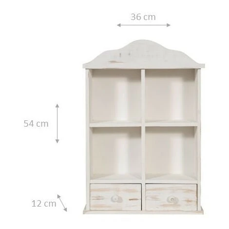 Pensile Cucina In Legno 54x36x12 Cm Vetrinetta Shabby Chic Bianco 2 Ripiani Pensile Bagno Bianco 2 Ante Mobiletto Bagno Sospeso 2 Pensile Cucina In Legno 54x36x12 Cm Vetrinetta Shabby Chic Bianco 2 Ripiani Pensile Bagno Bianco 2 Ante Mobiletto Bagno Sospeso - immagine 2