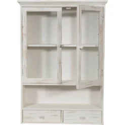 Vetrina Cucina In Legno 79x56x16 Cm Vetrinetta Shabby Chic Bianco 2 Ripiani Pensile Bagno Bianco 2 Ante Mobiletto Bagno Sospeso 9 Vetrina Cucina In Legno 79x56x16 Cm Vetrinetta Shabby Chic Bianco 2 Ripiani Pensile Bagno Bianco 2 Ante Mobiletto Bagno Sospeso -Negozio al dettaglio VIDAXL || HOMCOM || Songmics 28068542 5