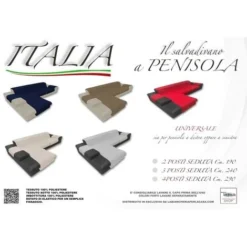 COPRIDIVANO ITALIA Il Salvadivano CON PENISOLA Trapuntato PANNA BEIGE Seduta Cm. 190 -Negozio al dettaglio VIDAXL || HOMCOM || Songmics 28487385 4