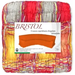 COPRIDIVANO ANGOLARE UNIVERSALE BRISTOL KIOTO ARANCIO