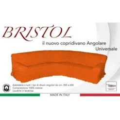 COPRIDIVANO ANGOLARE UNIVERSALE BRISTOL KIOTO ARANCIO -Negozio al dettaglio VIDAXL || HOMCOM || Songmics 28487973 3