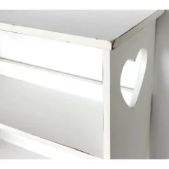 DanDiBo Scaffale A Parete Con Cuore 12013 Scaffale 50 Cm Vintage Shabby Stile Country Scaffale Da Cucina Bianco -Negozio al dettaglio VIDAXL || HOMCOM || Songmics 29308918 5